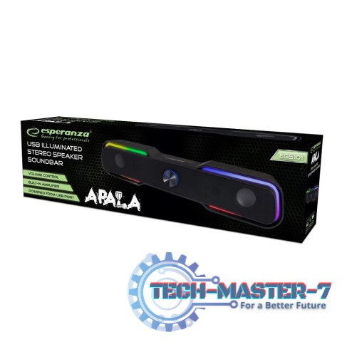 Głośnik USB soundbar Led/rainbow Apala Głośnik USB soundbar Led/rainbow Apala