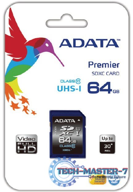 Karta pamięci A-DATA 64 GB Karta pamięci A-DATA 64 GB