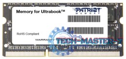 Pamięć PATRIOT (SODIMM/DDR3/8 GB/1600MHz/1.35V/11 CLCL/SINGLE)