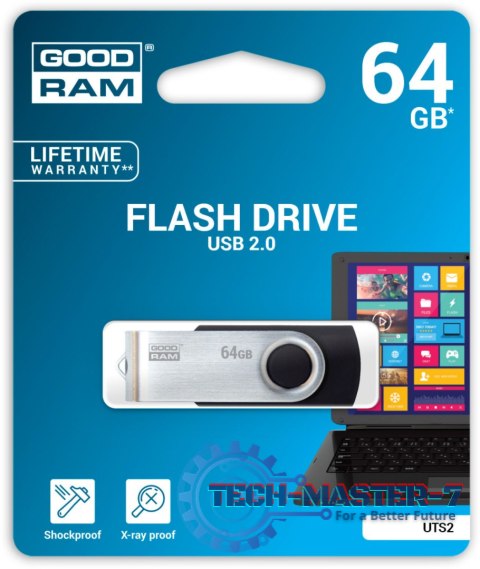Pendrive (Pamięć USB) GOODRAM (64 GB /USB 2.0 /Czarny ) Pendrive (Pamięć USB) GOODRAM (64 GB /USB 2.0 /Czarny )