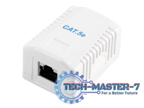 Gniazdo sieciowe CAT5E FTP single port Gniazdo sieciowe CAT5E FTP single port