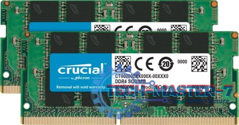 Pamięć CRUCIAL (SODIMM/DDR4/16 GB/3200MHz/22CL/DUAL) Pamięć CRUCIAL (SODIMM/DDR4/16 GB/3200MHz/22CL/DUAL)