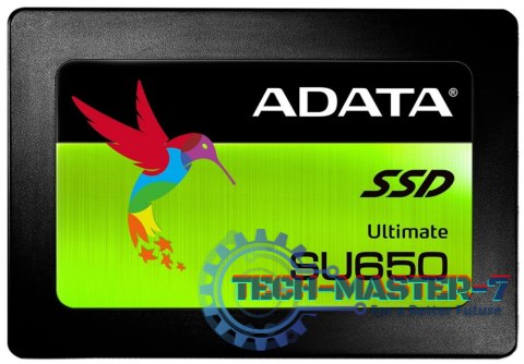 Dysk SSD ADATA Ultimate SU650 240 GB Ultimate (2.5″ /240 GB /SATA III (6 Gb/s) /520MB/s /450MB/s) Dysk SSD ADATA Ultimate SU650 240 GB Ultimate (2.5″ /240 GB /SATA III (6 Gb/s) /520MB/s /450MB/s)