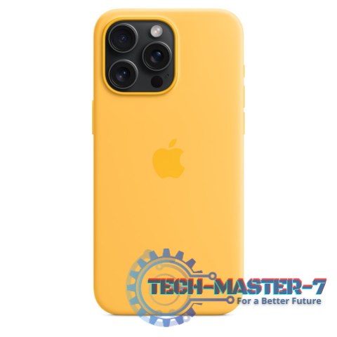 Etui silikonowe z MagSafe do iPhonea 15 Pro Max - sunshine Etui silikonowe z MagSafe do iPhonea 15 Pro Max - sunshine