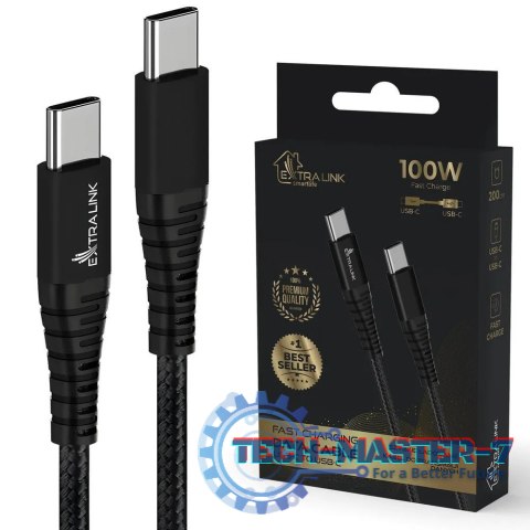 Kabel USB EXTRALINK USB typ C 2 Kabel USB EXTRALINK USB typ C 2