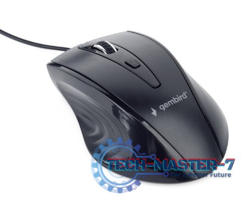 Mysz Przewodowa GEMBIRD MUS-4B-02 Czarny Mysz Przewodowa GEMBIRD MUS-4B-02 Czarny