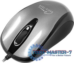 Mysz Przewodowa MEDIA-TECH PLANO Srebrny