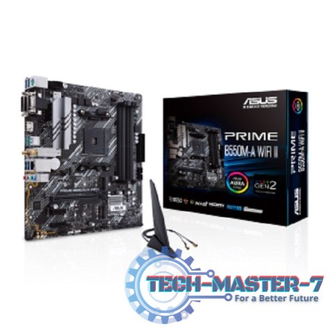 Płyta główna ASUS Prime B550M-A WIFI II Socket AM4 microATX Płyta główna ASUS Prime B550M-A WIFI II Socket AM4 microATX