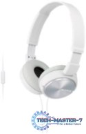 Słuchawki z mikrofonem Na głowę SONY MDR-ZX310APW (1.2m /Biały)