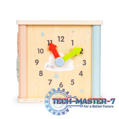 Drewniana kostka edukacyjna sorter klocki ECOTOYS ECOTOYS Drewniana kostka edukacyjna sorter klocki ECOTOYS ECOTOYS