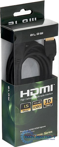 BLOW HDMI - HDMI Classic Kątowe 1.5 m 1.5m /s BLOW HDMI - HDMI Classic Kątowe 1.5 m 1.5m /s