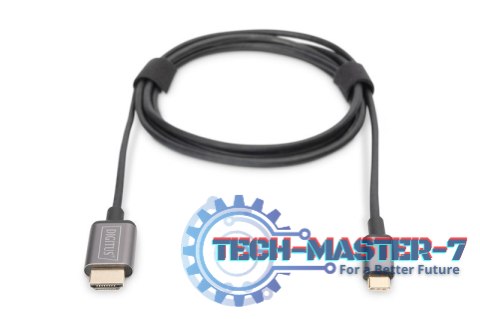 DIGITUS DA-70821 1.8m /s1x USB Typu C 1x HDMI DIGITUS DA-70821 1.8m /s1x USB Typu C 1x HDMI