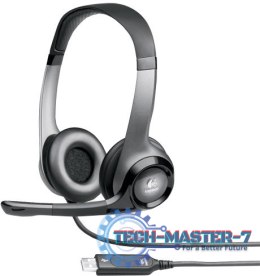Słuchawki z mikrofonem Logitech H390 Czarny 981-000406