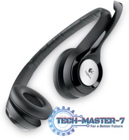 Słuchawki z mikrofonem Logitech H390 Czarny 981-000406