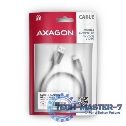 Kabel USB AXAGON microUSB typ B 1.5 Kabel USB AXAGON microUSB typ B 1.5