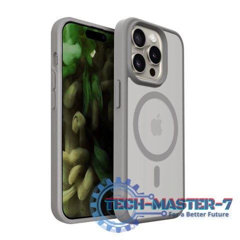LAUT Huex Protect - obudowa ochronna do iPhone 15 Pro Max kompatybilna z MagSafe (grey) LAUT Huex Protect - obudowa ochronna do iPhone 15 Pro Max kompatybilna z MagSafe (grey)