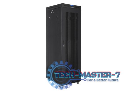 SZAFA INSTALACYJNA RACK STOJĄCA 19" 42U 600X1000 CZARNA DRZWI PERFOROWANE LCD LANBERG (FLAT PACK) V2 SZAFA INSTALACYJNA RACK STOJĄCA 19" 42U 600X1000 CZARNA DRZWI PERFOROWANE LCD LANBERG (FLAT PACK) V2