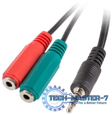 Adapter LANBERG AD-0023-BK MiniJack 3.5 mm - 2x MiniJack 3.5 mm Adapter LANBERG AD-0023-BK MiniJack 3.5 mm - 2x MiniJack 3.5 mm