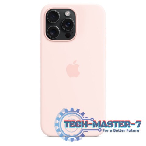 Etui silikonowe z MagSafe do iPhonea 15 Pro Max - jasnoróżowe Etui silikonowe z MagSafe do iPhonea 15 Pro Max - jasnoróżowe