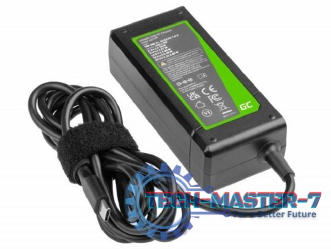Zasilacz GREEN CELL AD134P(1x USB-C (PD)\3250mA\20V) Zasilacz GREEN CELL AD134P(1x USB-C (PD)\3250mA\20V)