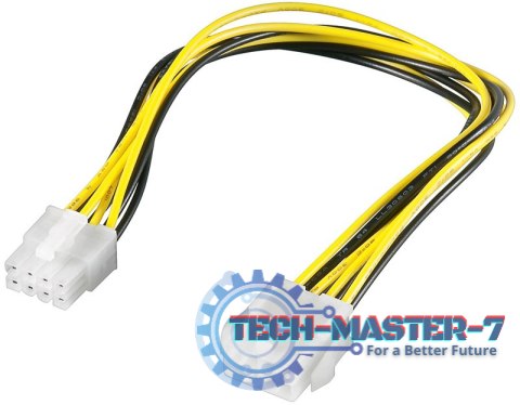 Kabel AKYGA Przedłużacz 8 Pin EPS AK-CA-08 Kabel AKYGA Przedłużacz 8 Pin EPS AK-CA-08