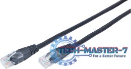 GEMBIRD Patchcord Cat.5e 3m RJ45 Osłonka zalewana Czarny 3 Patchcord