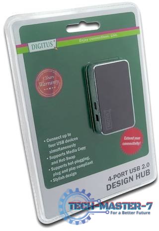 Hub USB DIGITUS Hub 4-portowy USB 2.0 Hub USB DIGITUS Hub 4-portowy USB 2.0