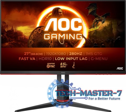 Monitor AOC 27G2ZN3/BK (27" /VA /280Hz /1920 x 1080 /Czarny) Monitor AOC 27G2ZN3/BK (27" /VA /280Hz /1920 x 1080 /Czarny)