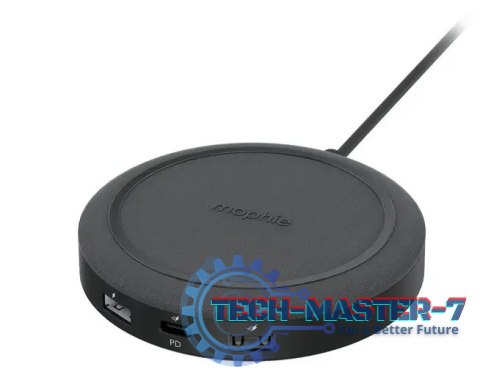 Mophie Universal Wireless Charging Hub - ładowarka do czterech urządzeń, ładowanie bezprzewodowe 10W dodatkowe 3 porty - USB A 1 Mophie Universal Wireless Charging Hub - ładowarka do czterech urządzeń, ładowanie bezprzewodowe 10W dodatkowe 3 porty - USB A 1