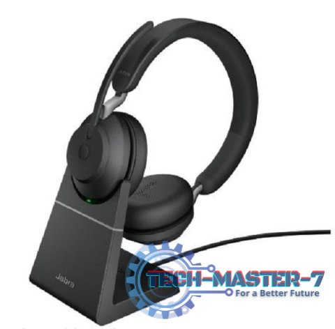 Słuchawki bezprzewodowe JABRA Evolve2 65 Stand Link380a MS Stereo (Czarny) Słuchawki bezprzewodowe JABRA Evolve2 65 Stand Link380a MS Stereo (Czarny)