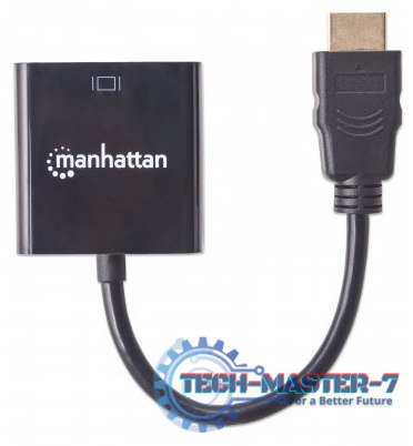 MANHATTAN HDMI - VGA 0.3m /s1x HDMI (wtyk) 1x VGA (gniazdo) MANHATTAN HDMI - VGA 0.3m /s1x HDMI (wtyk) 1x VGA (gniazdo)