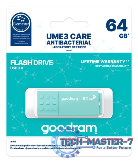 Pendrive (Pamięć USB) GOODRAM (64 GB /USB 3.0 /Miętowy ) Pendrive (Pamięć USB) GOODRAM (64 GB /USB 3.0 /Miętowy )