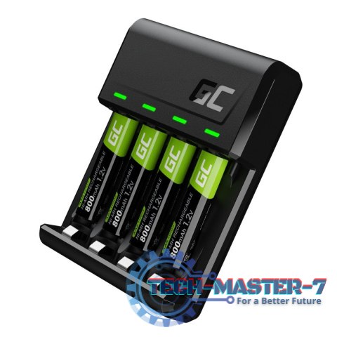 Ładowarka VitalCharger + 4x akumulatory AAA 800mAh Ładowarka VitalCharger + 4x akumulatory AAA 800mAh