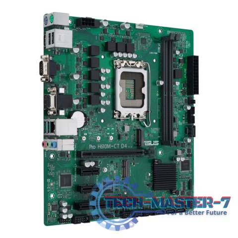Płyta główna ASUS PRO H610M-C D4-CSM LGA1700 microATX Płyta główna ASUS PRO H610M-C D4-CSM LGA1700 microATX