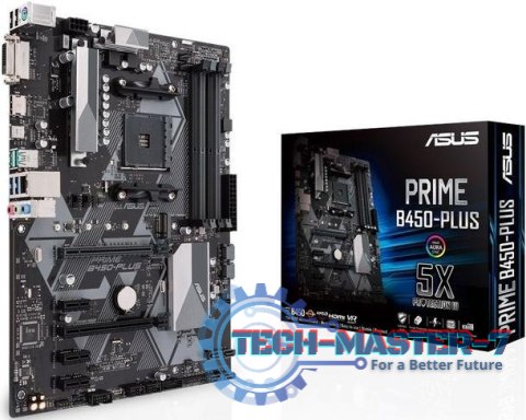 Płyta główna ASUS Prime B450-Plus Socket AM4 ATX Płyta główna ASUS Prime B450-Plus Socket AM4 ATX