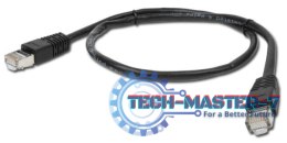 GEMBIRD PP6-1M/BK Czarny 1 Patchcord