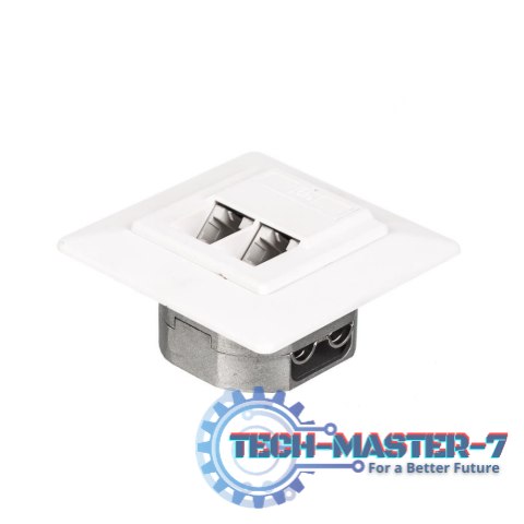 Netrack gniazdo kompletne podtynkowe 2xRJ45 8p8c UTP Cat6 Netrack gniazdo kompletne podtynkowe 2xRJ45 8p8c UTP Cat6