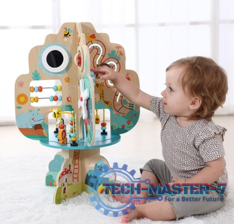 Zabawka edukacyjna dla dzieci drewniane drzewko wpierające rozwój +12m ECOTOYS ECOTOYS Zabawka edukacyjna dla dzieci drewniane drzewko wpierające rozwój +12m ECOTOYS ECOTOYS