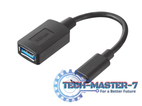 Adapter TRUST USB-C do USB3.0 Czarny 20967 USB Typ C - USB 3.0 Adapter TRUST USB-C do USB3.0 Czarny 20967 USB Typ C - USB 3.0