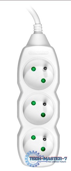 Listwa zasilająca TRACER Power Cord 1.5 m (3 gniazda Biały) TRALIS44613 Listwa zasilająca TRACER Power Cord 1.5 m (3 gniazda Biały) TRALIS44613