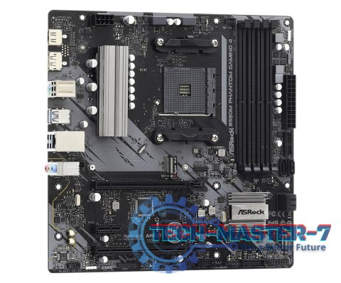Płyta główna ASROCK B550M PHANTOM GAMING 4 Socket AM4 microATX Płyta główna ASROCK B550M PHANTOM GAMING 4 Socket AM4 microATX