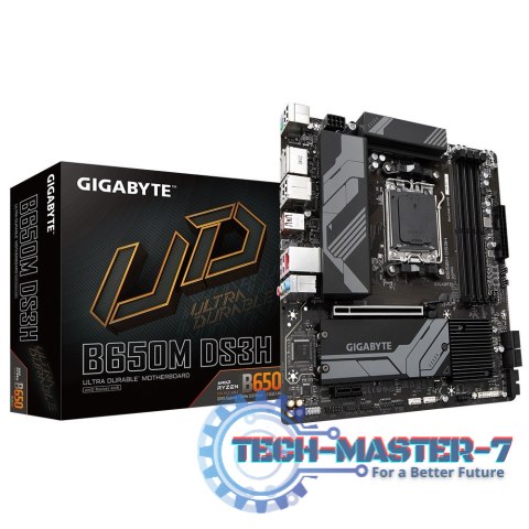Płyta główna GIGABYTE B650M DS3H AM5 MICRO ATX Płyta główna GIGABYTE B650M DS3H AM5 MICRO ATX