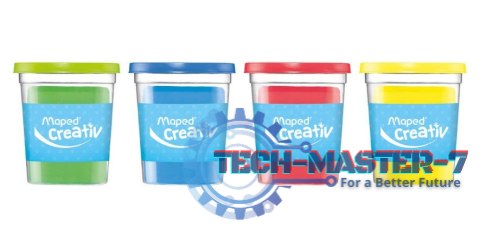 Masa plastyczna ciastolina 4x114g 4 kolory podstawowe Creative Maped Masa plastyczna ciastolina 4x114g 4 kolory podstawowe Creative Maped