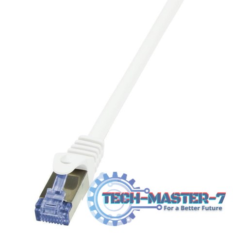 LOGILINK S/FTP Cat.6a 1 m Biały 1 Patchcord LOGILINK S/FTP Cat.6a 1 m Biały 1 Patchcord
