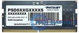 Pamięć PATRIOT (SODIMM/DDR5/32 GB/5600MHz/1.1V/46CL/SINGLE)