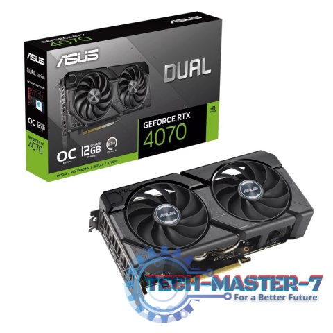 Karta graficzna ASUS GeForce RTX 4070 EVO OC 12 GB (DUAL-RTX4070-O12G-EVO) Karta graficzna ASUS GeForce RTX 4070 EVO OC 12 GB (DUAL-RTX4070-O12G-EVO)