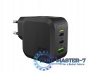 Ładowarka sieciowa PowerGaN 65W PD 3.0 QC 3.0 2xUSB-C 1xUSB-A Ładowarka sieciowa PowerGaN 65W PD 3.0 QC 3.0 2xUSB-C 1xUSB-A
