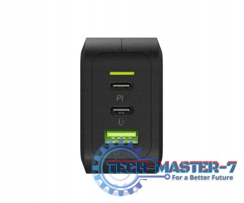 Ładowarka sieciowa PowerGaN 65W PD 3.0 QC 3.0 2xUSB-C 1xUSB-A Ładowarka sieciowa PowerGaN 65W PD 3.0 QC 3.0 2xUSB-C 1xUSB-A