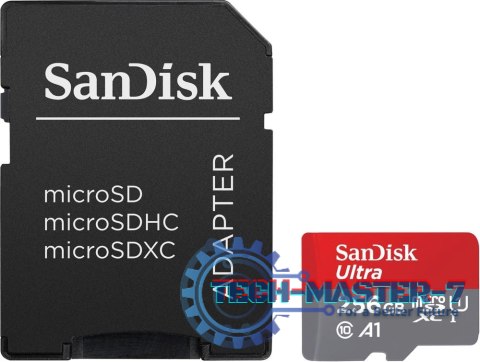 Karta pamięci SANDISK 256 GB Adapter SD Karta pamięci SANDISK 256 GB Adapter SD