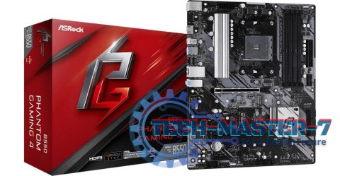 Płyta główna ASROCK B550 Phantom Gaming 4 Socket AM4 ATX Płyta główna ASROCK B550 Phantom Gaming 4 Socket AM4 ATX